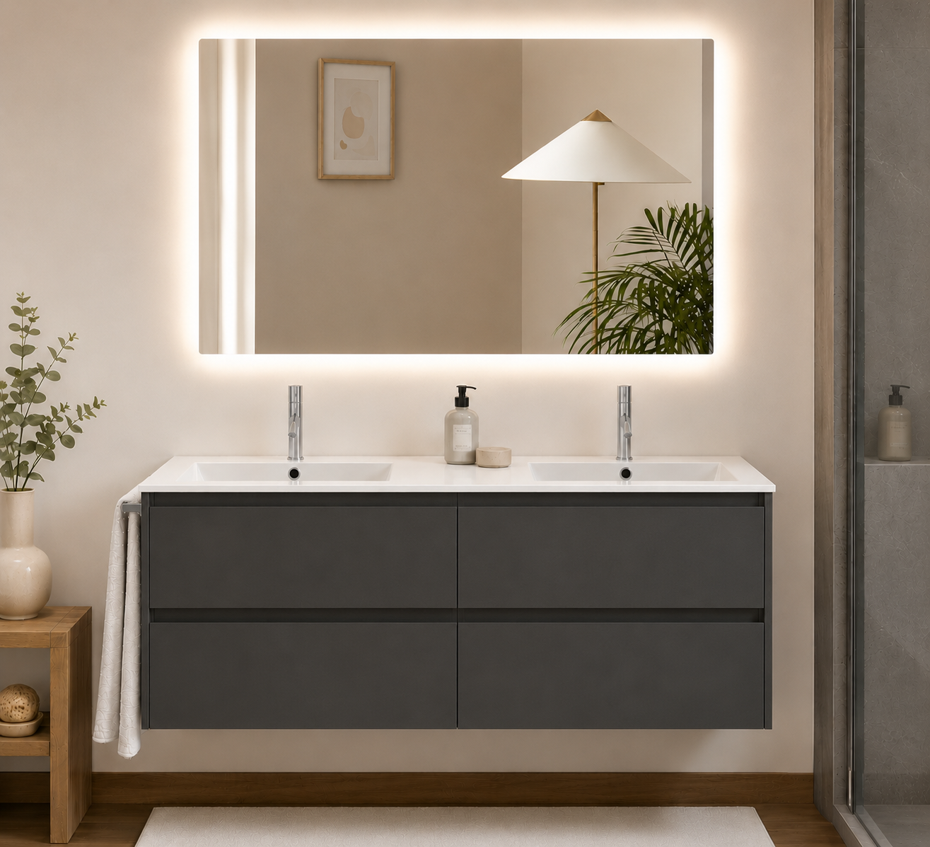 IBIZA bathroom cabinet with sink