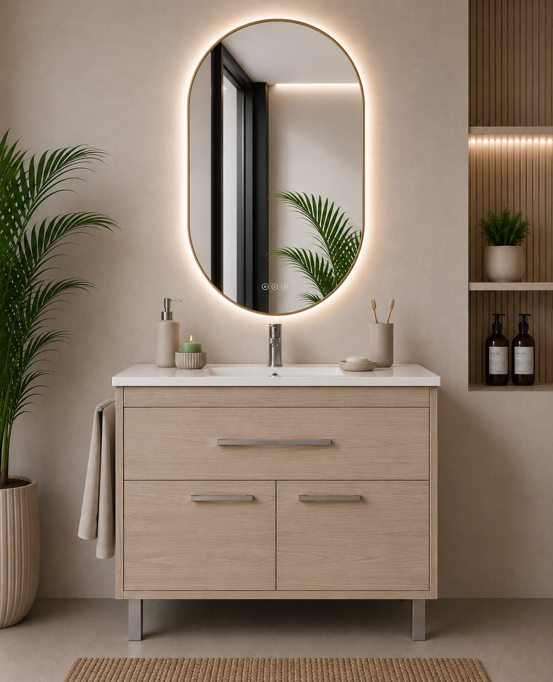 BAHIA bathroom vanity with sink