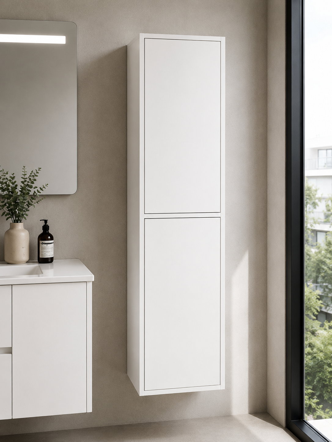 FLORENCIA two-door bathroom cabinet 140 cm