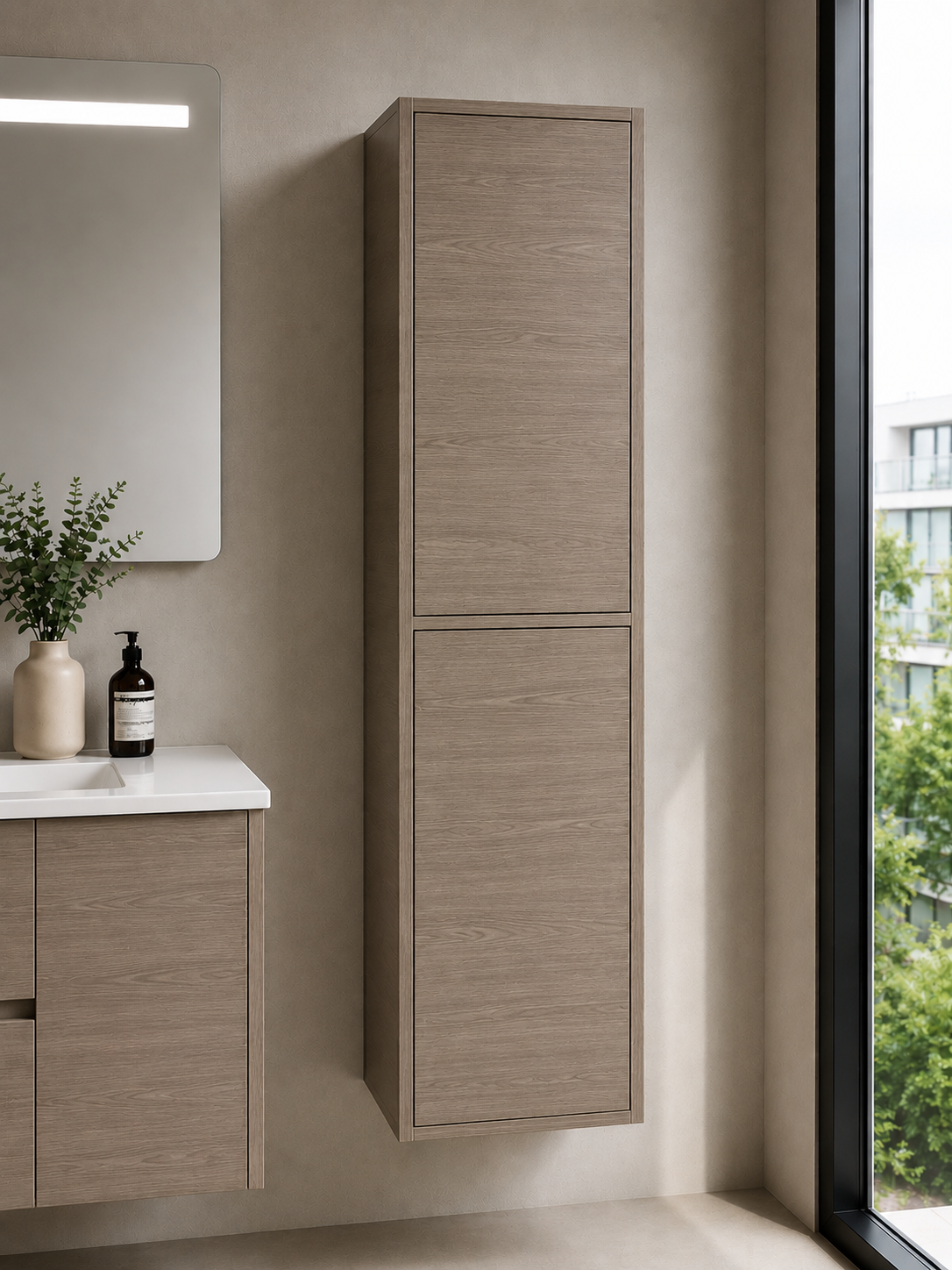 FLORENCIA two-door bathroom cabinet 140 cm