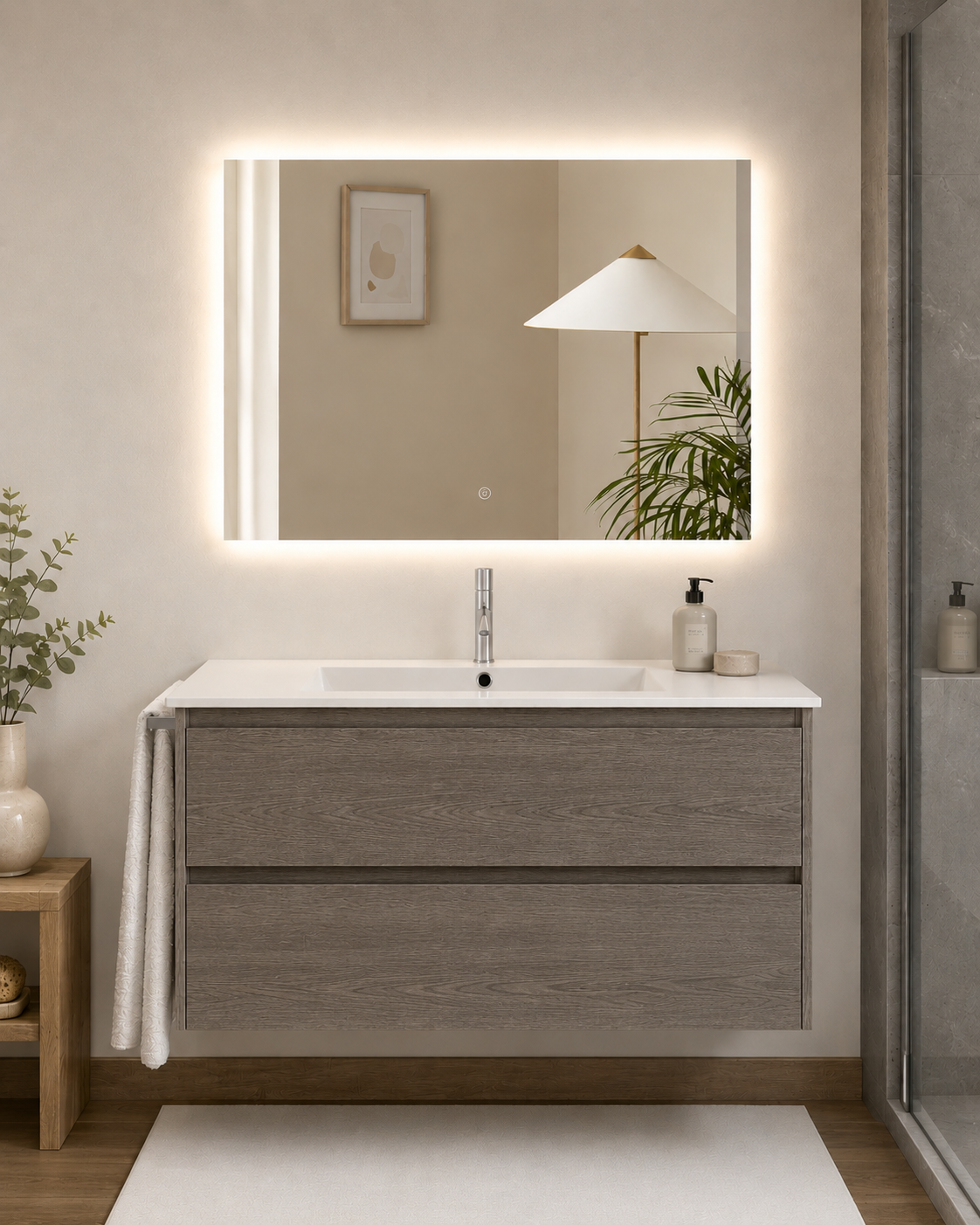 IBIZA bathroom cabinet with sink