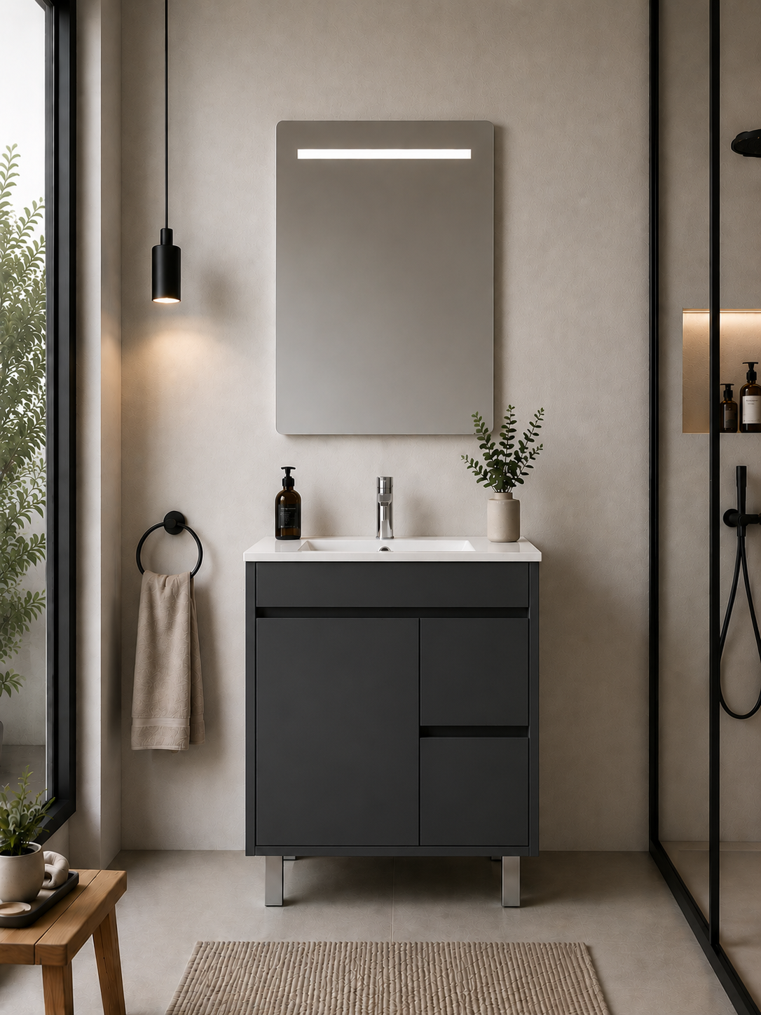 ISQUIA Bathroom Vanity with Sink