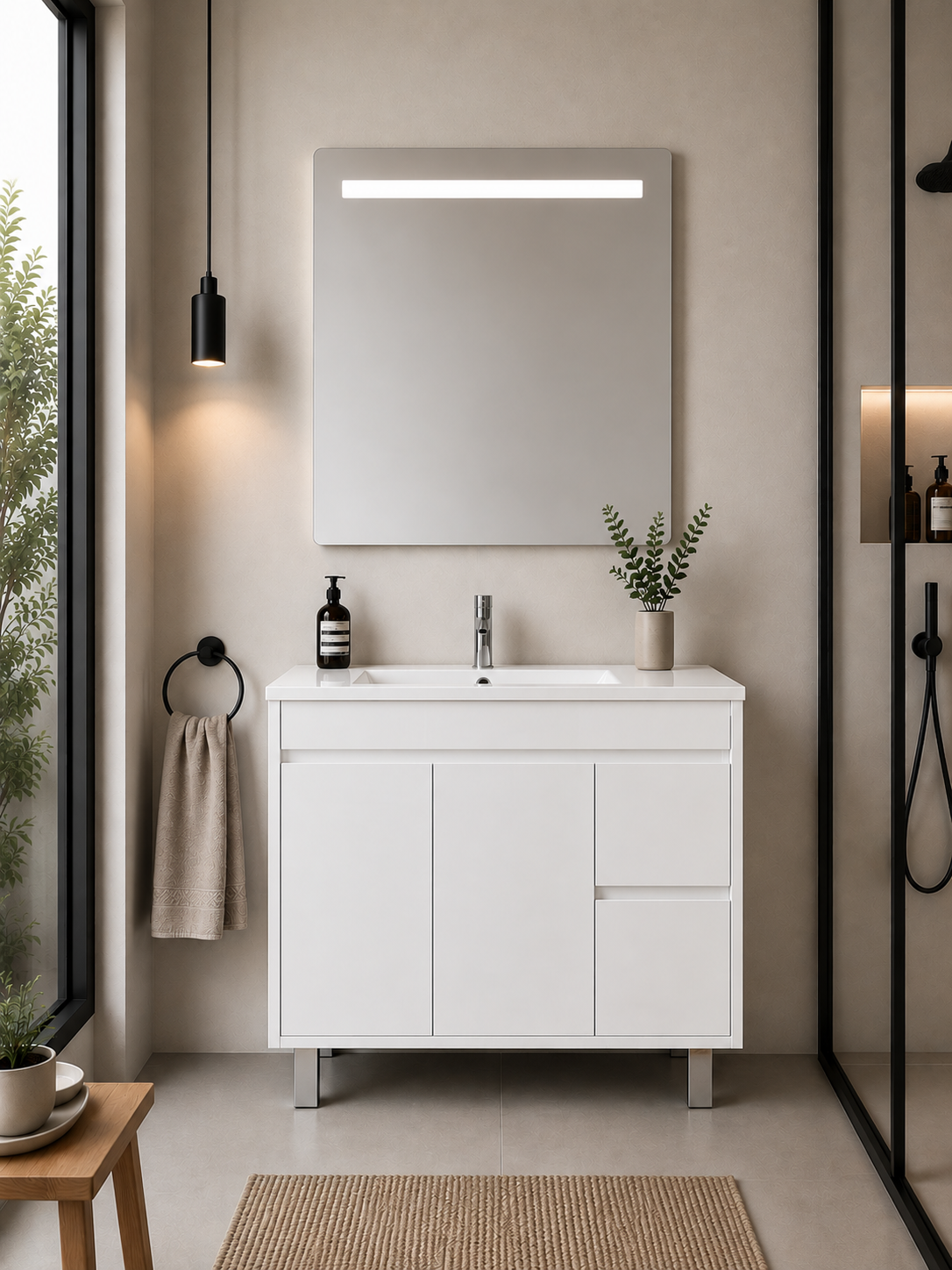 ISQUIA Bathroom Vanity with Sink
