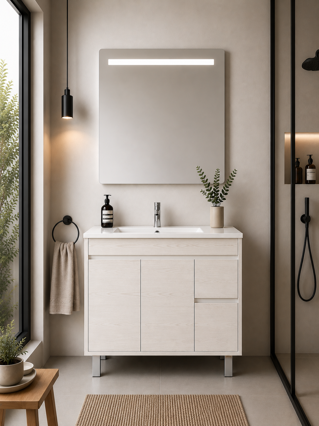 ISQUIA Bathroom Vanity with Sink