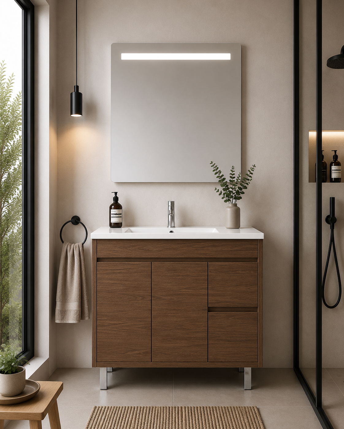 ISQUIA Bathroom Vanity with Sink