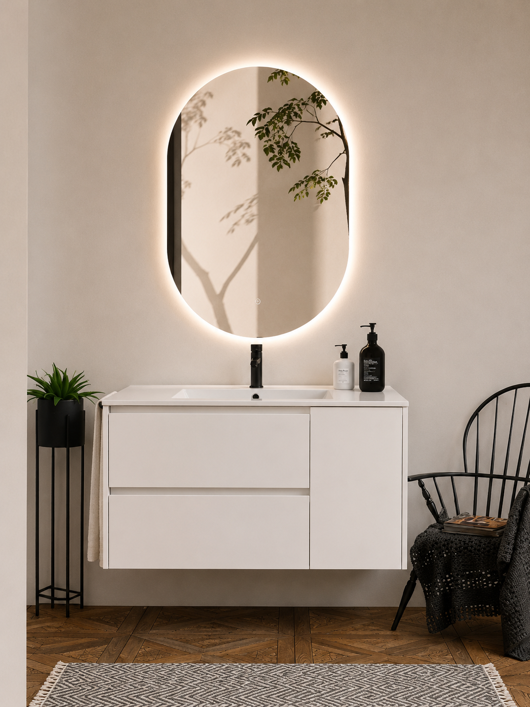 ITACA Bathroom vanity with sink