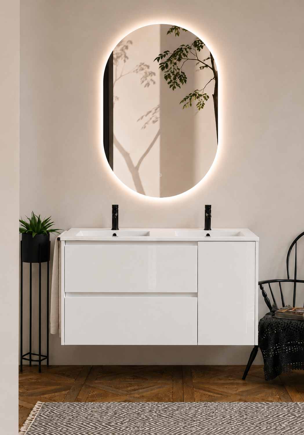 ITACA Bathroom vanity with sink