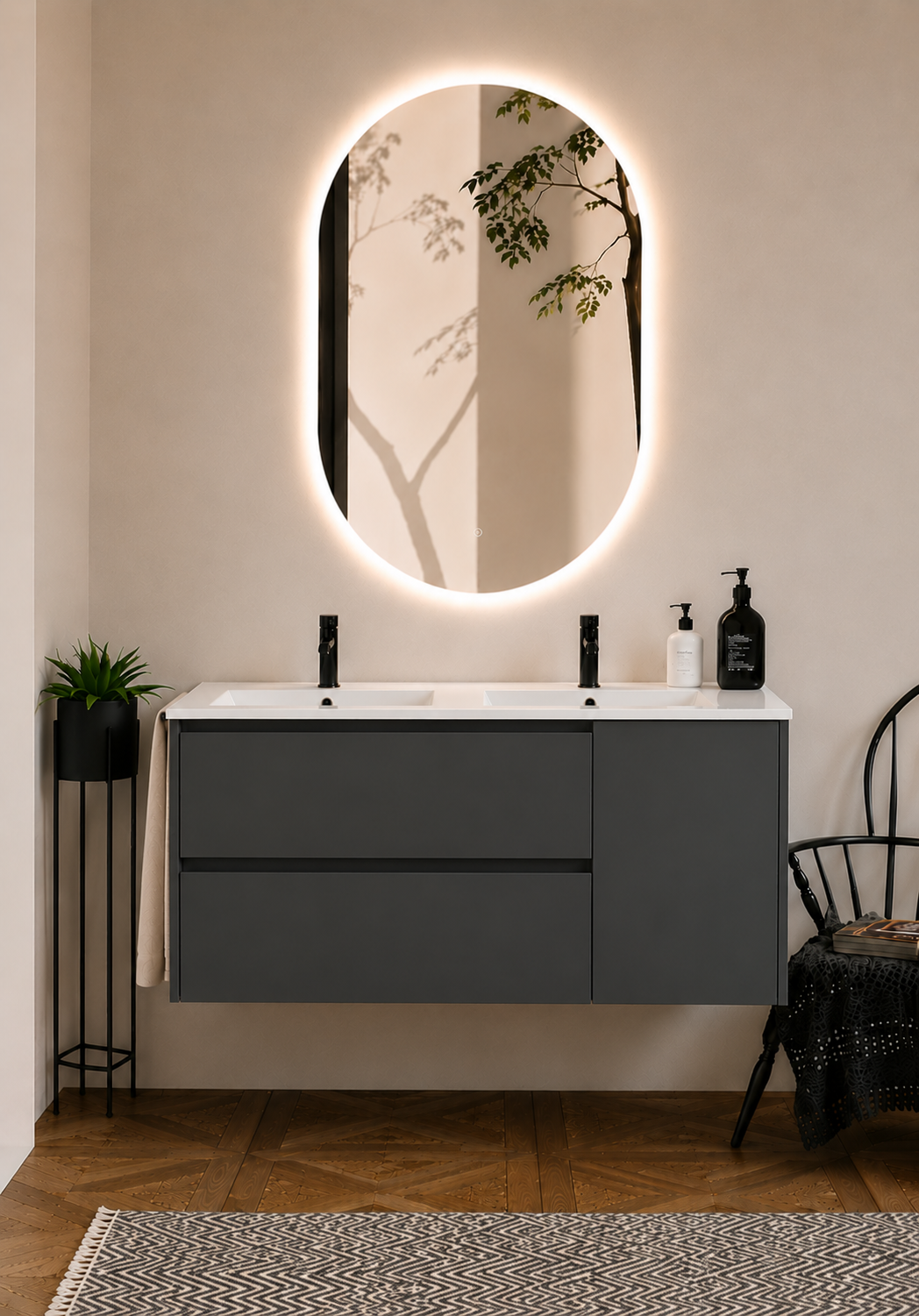 ITACA Bathroom vanity with sink