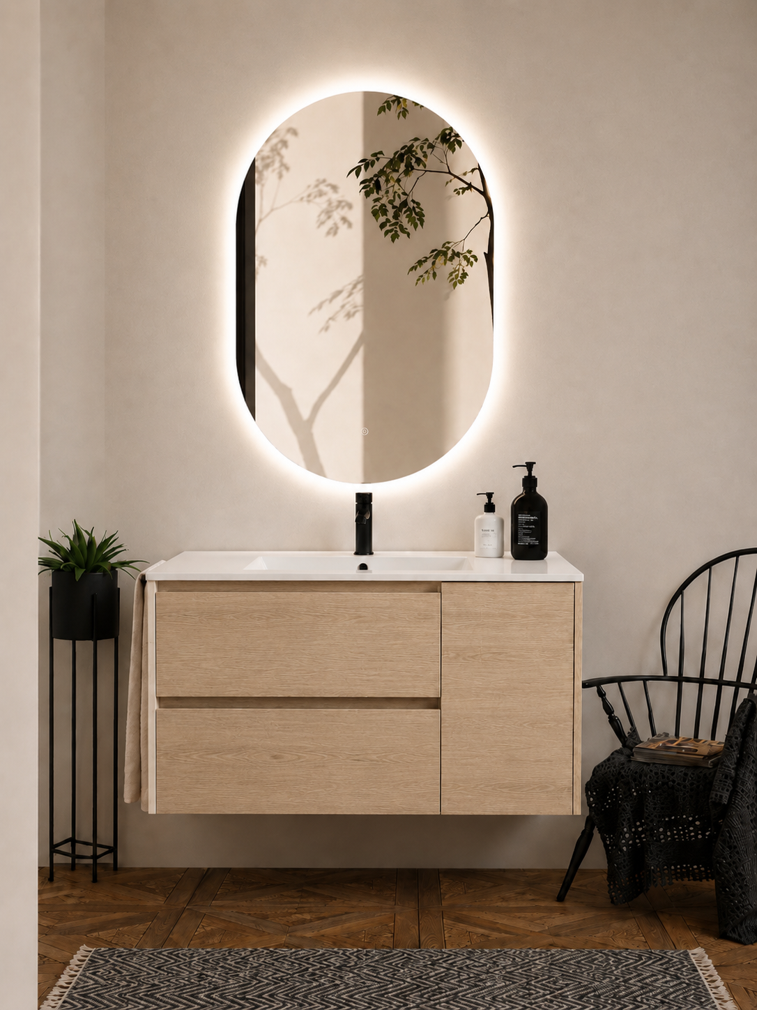 ITACA Bathroom vanity with sink