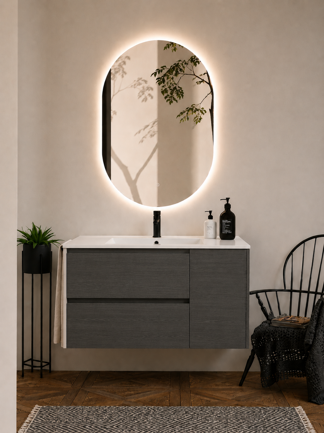 ITACA Bathroom vanity with sink
