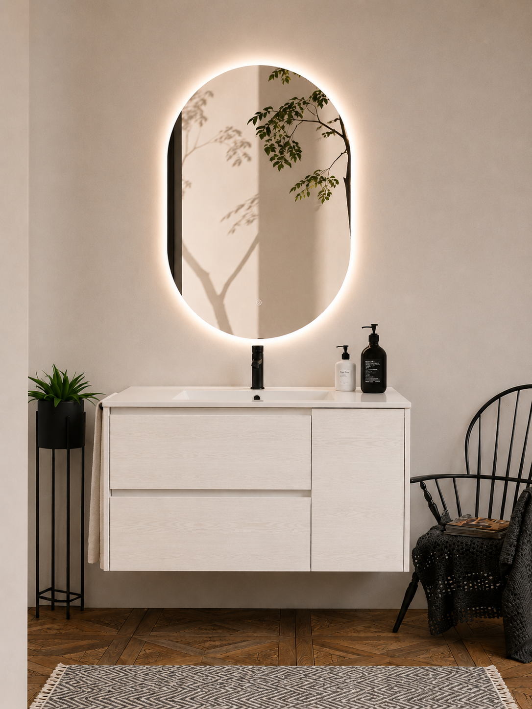 ITACA Bathroom vanity with sink