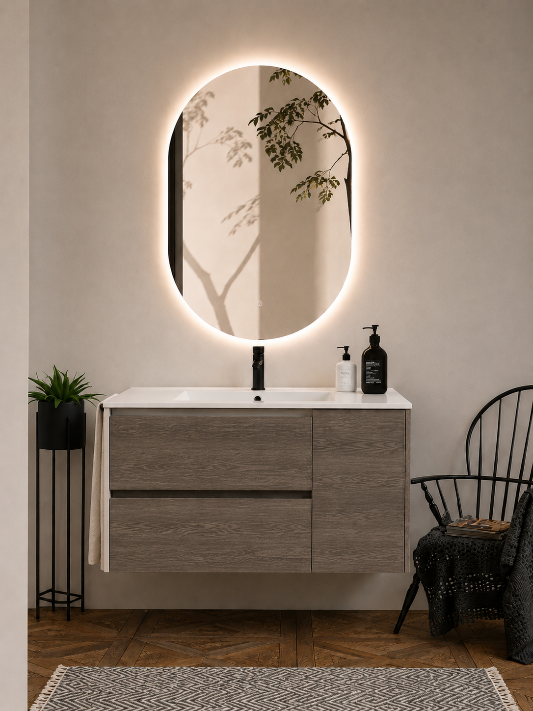 ITACA Bathroom vanity with sink