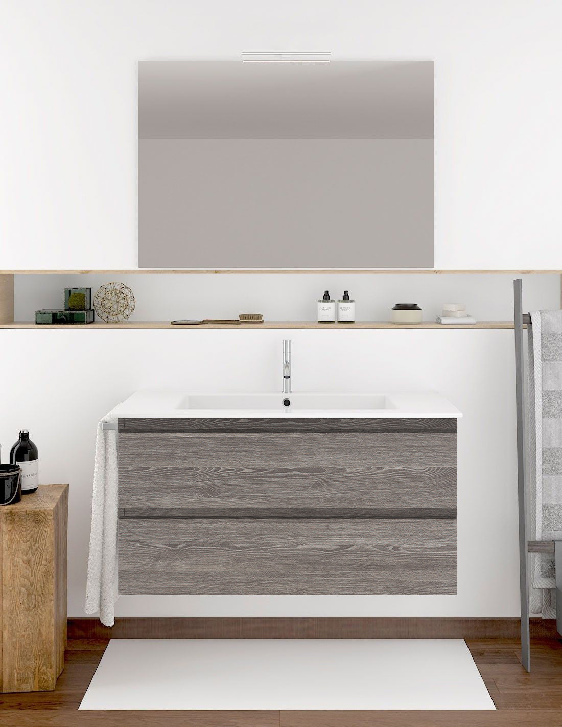IBIZA bathroom cabinet with sink