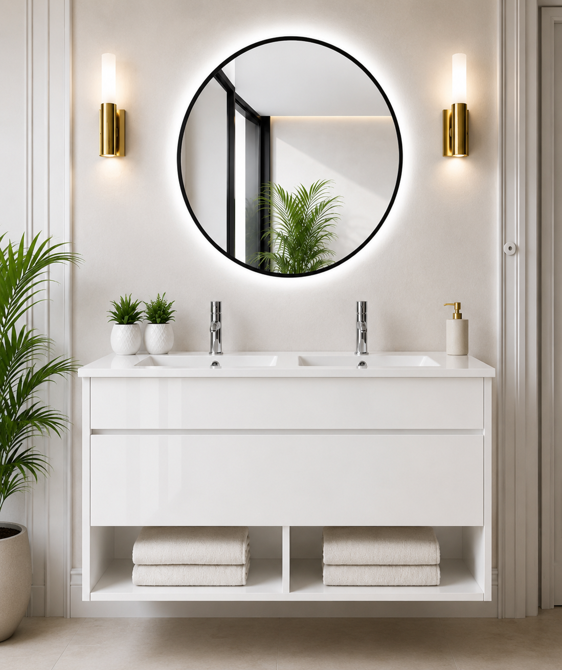 NEBARI Wall-mounted Bathroom Vanity with Drawer and Ultra-slim Basin