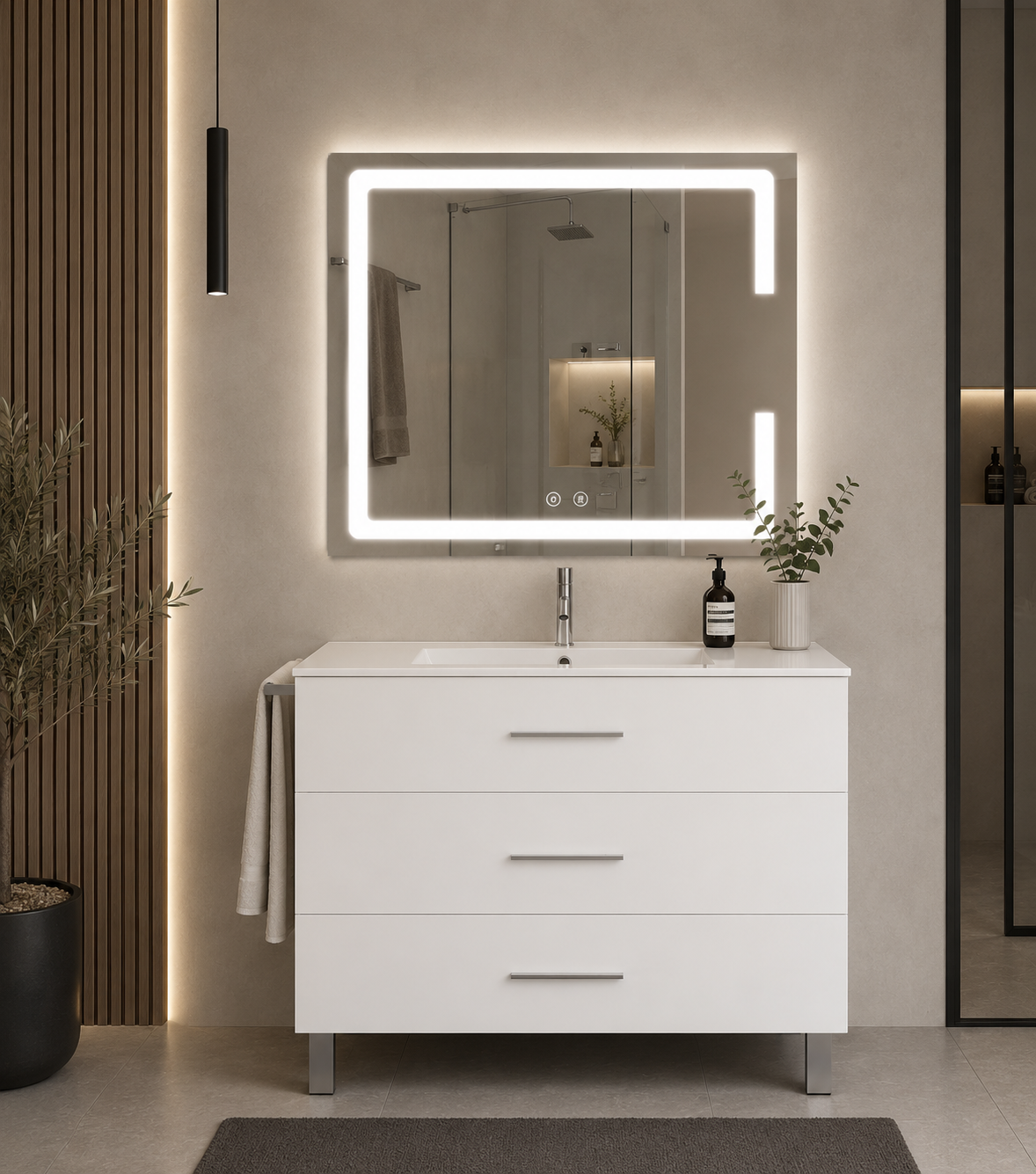 RIBERA Bathroom Vanity Unit with Basin