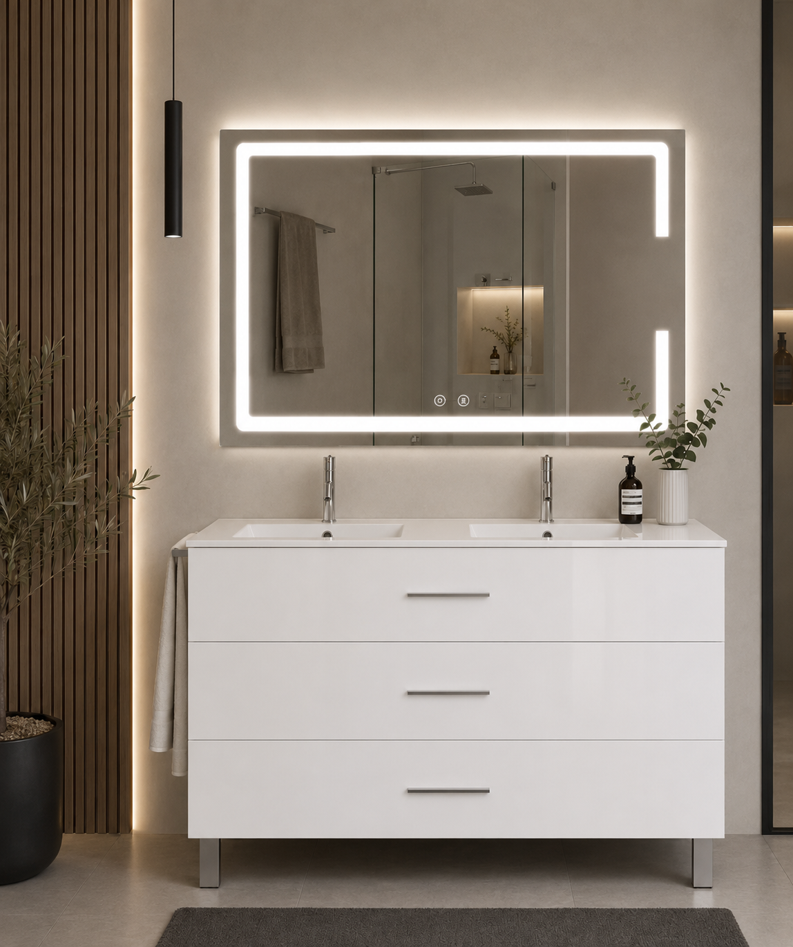 RIBERA Bathroom Vanity Unit with Basin
