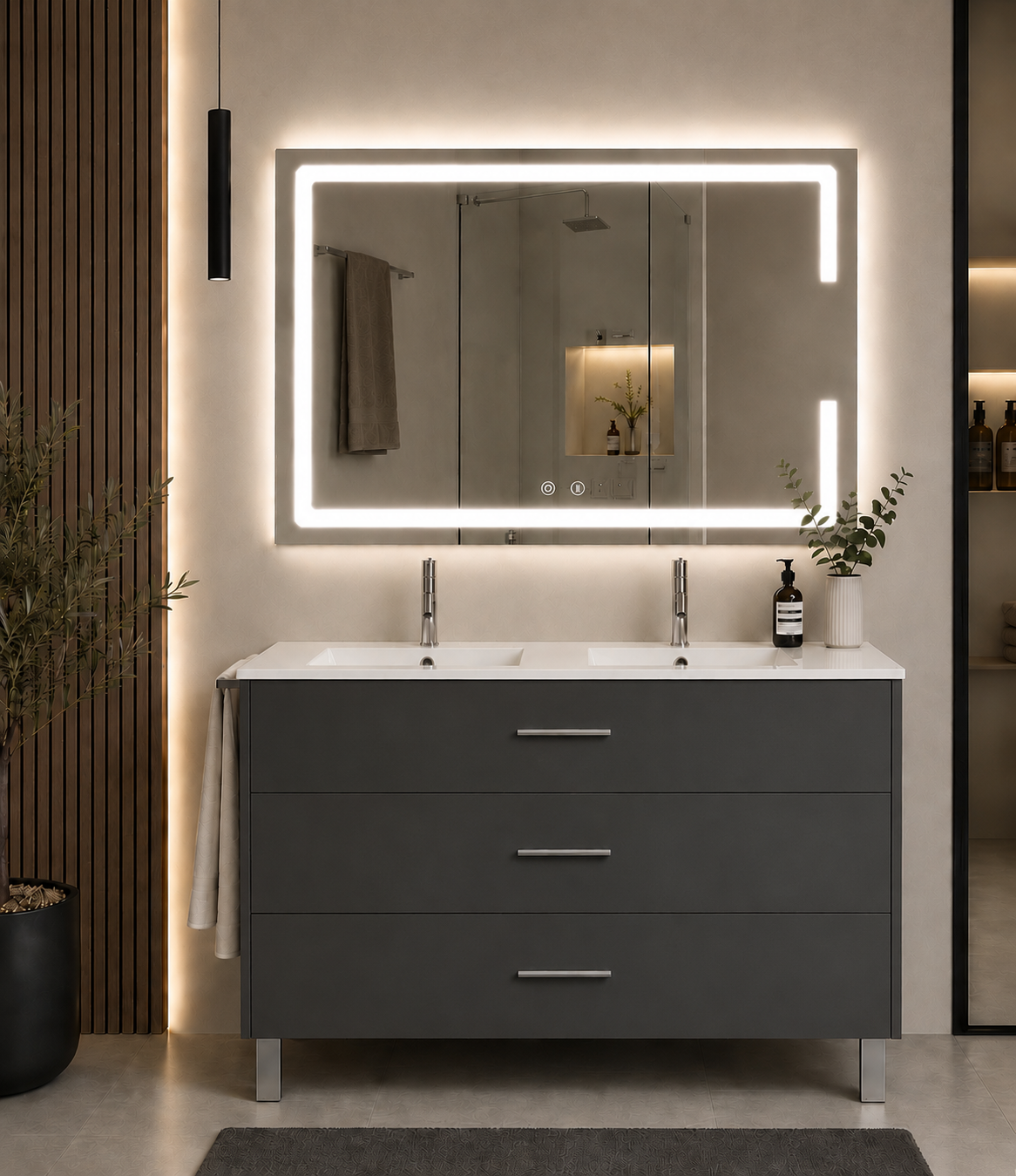 RIBERA Bathroom Vanity Unit with Basin
