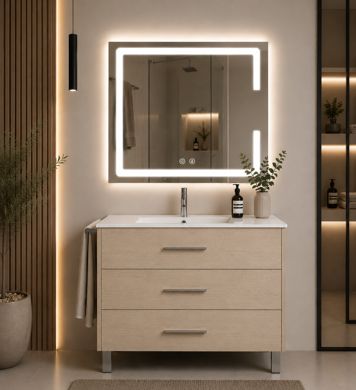 RIBERA Bathroom Vanity Unit with Basin