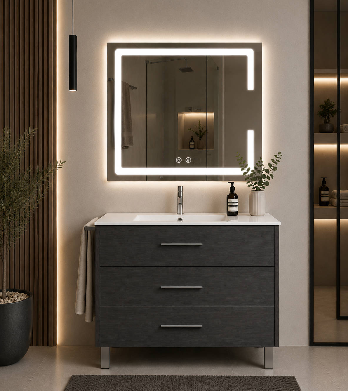 RIBERA Bathroom Vanity Unit with Basin