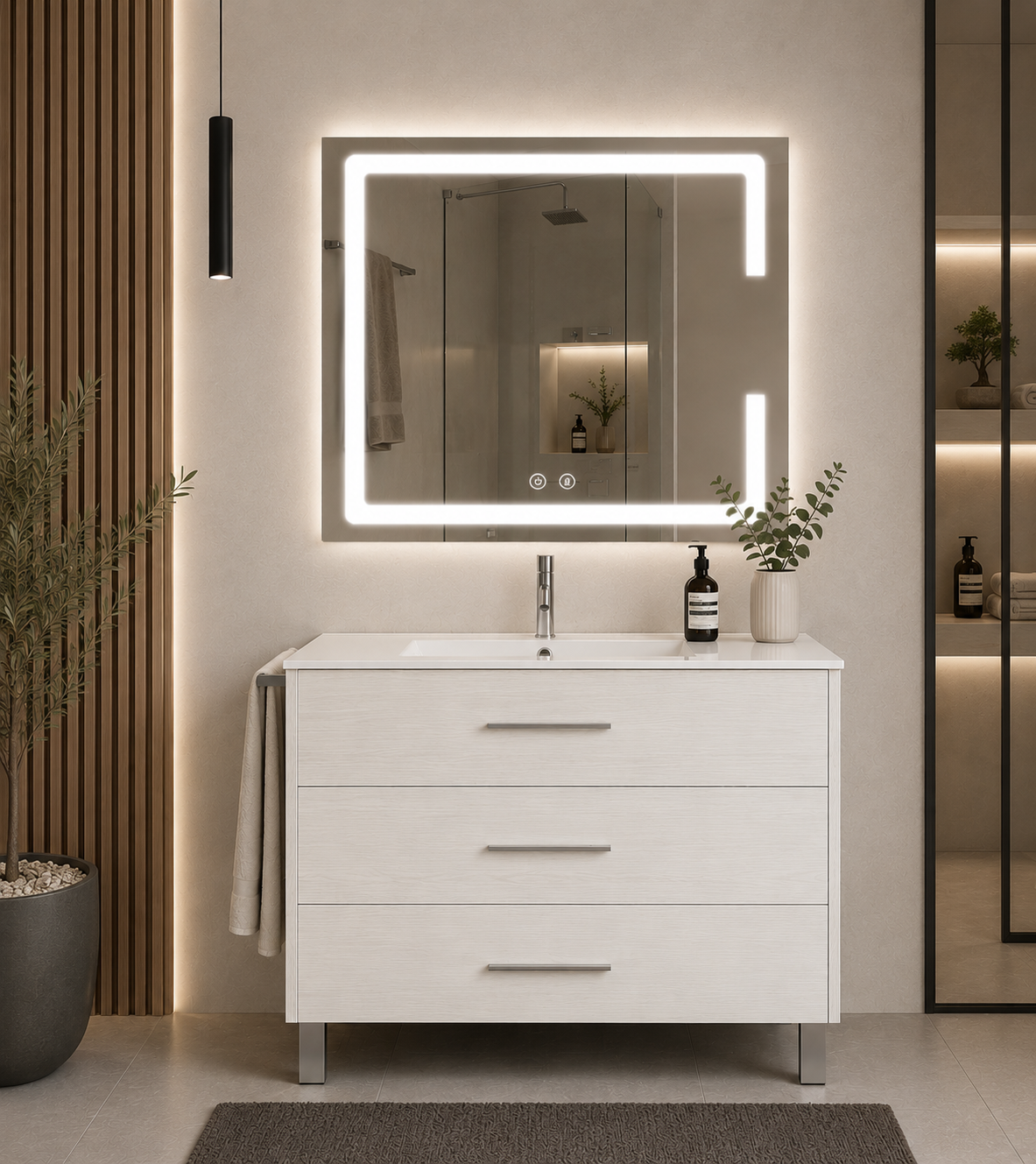 RIBERA Bathroom Vanity Unit with Basin