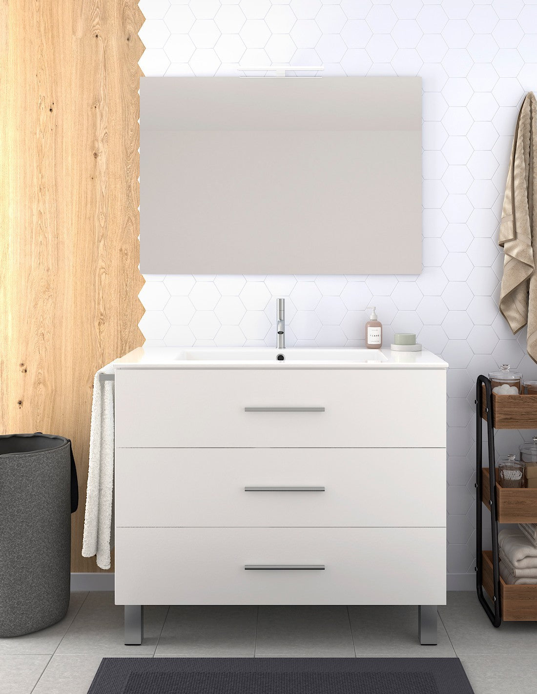 RIBERA Bathroom Vanity Unit with Basin