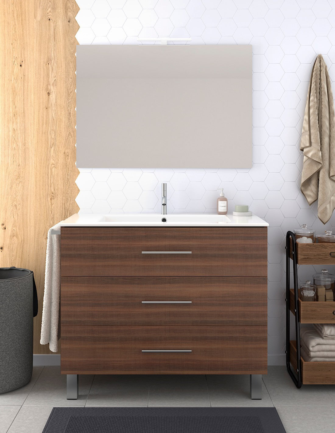RIBERA Bathroom Vanity Unit with Basin