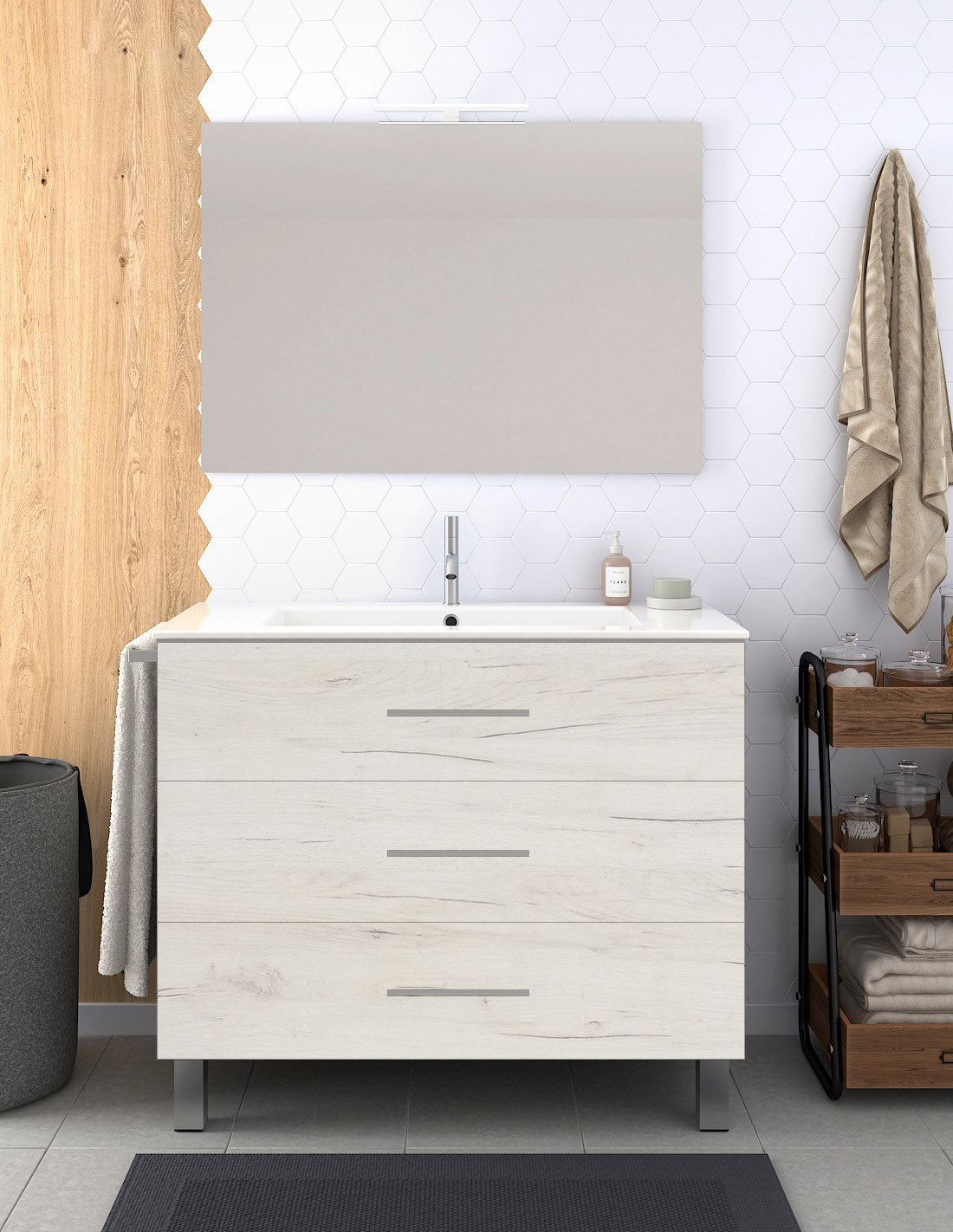 RIBERA Bathroom Vanity Unit with Basin