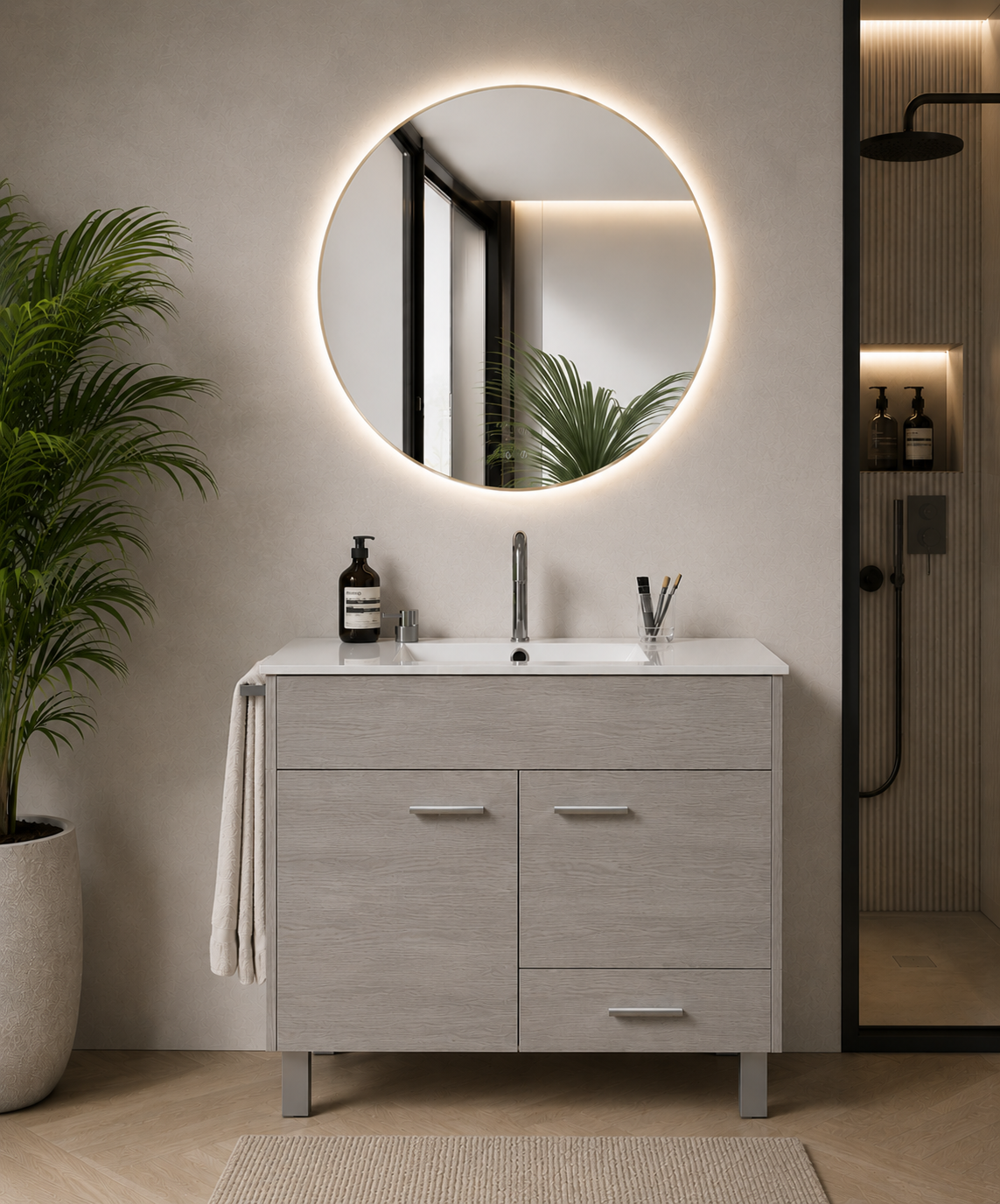 SAMOS bathroom vanity with sink
