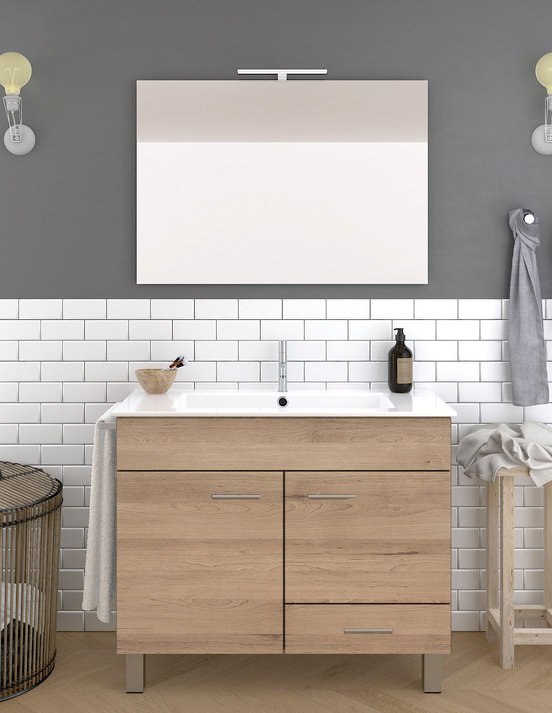 SAMOS bathroom vanity with sink