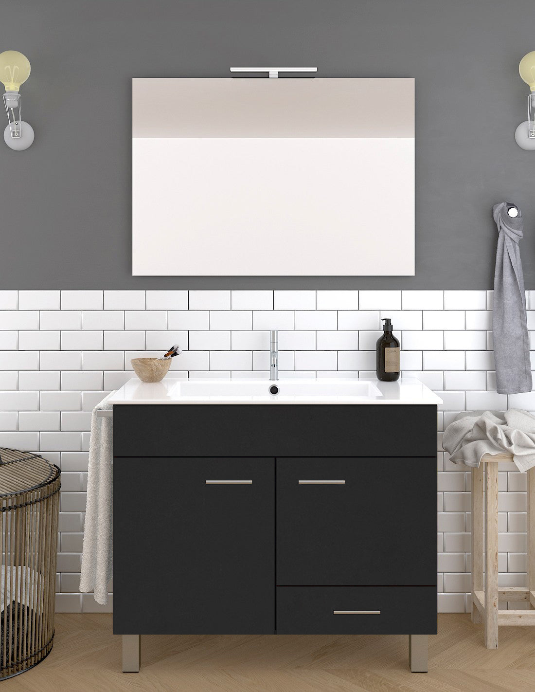 SAMOS bathroom vanity with sink