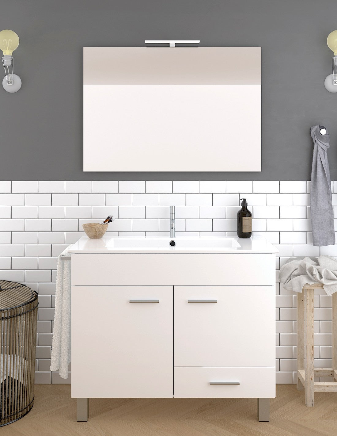 SAMOS bathroom vanity with sink