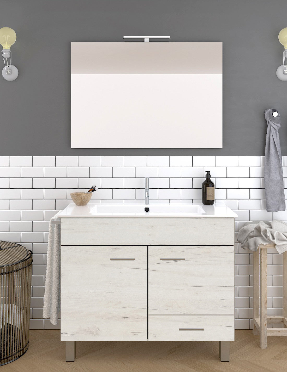 SAMOS bathroom vanity with sink