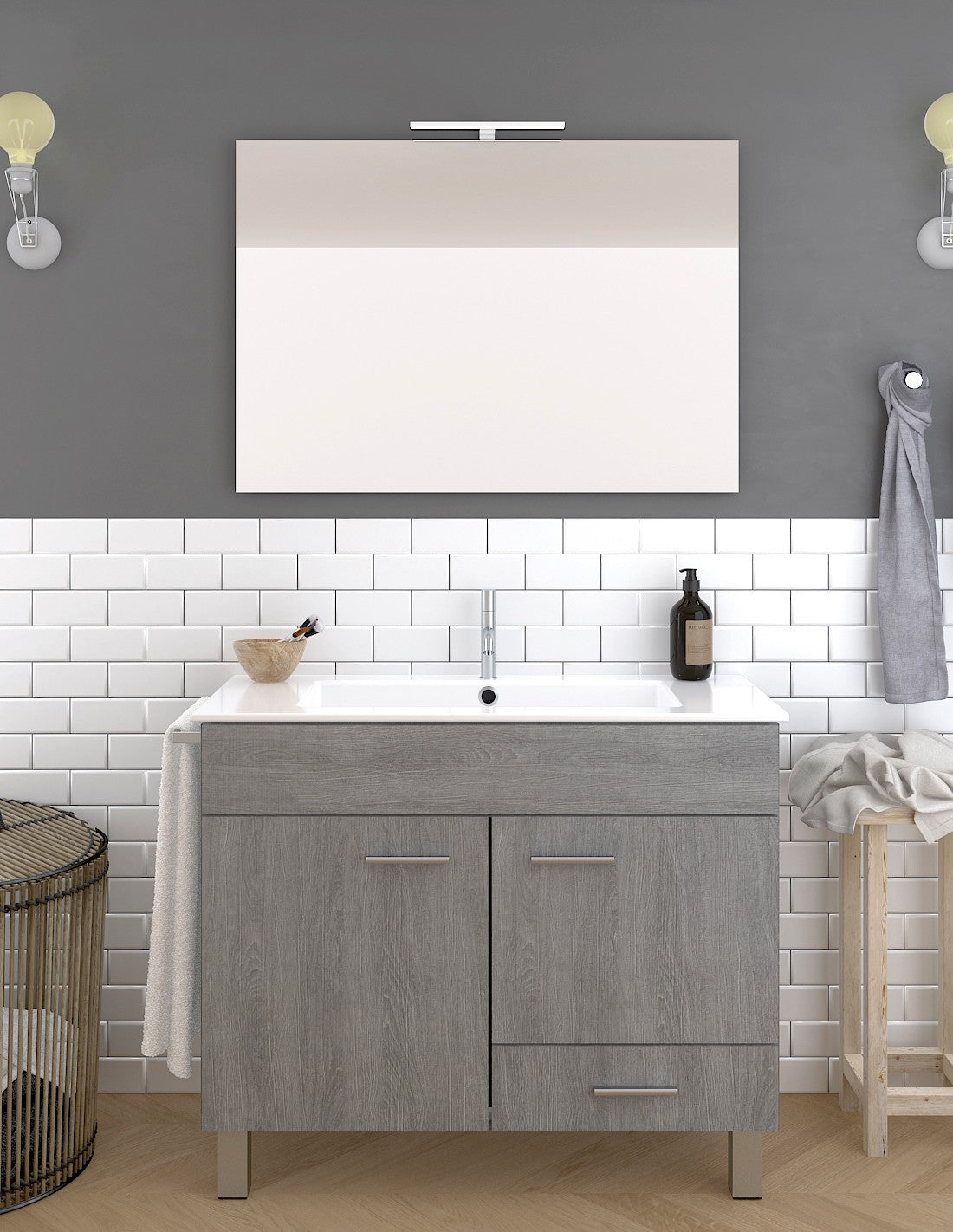 SAMOS bathroom vanity with sink