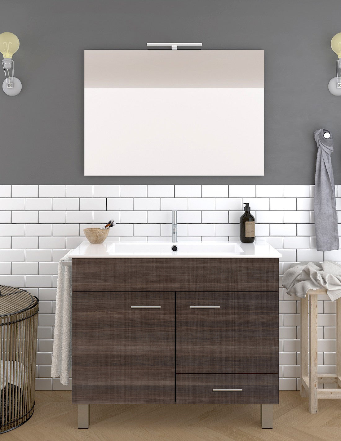 SAMOS bathroom vanity with sink