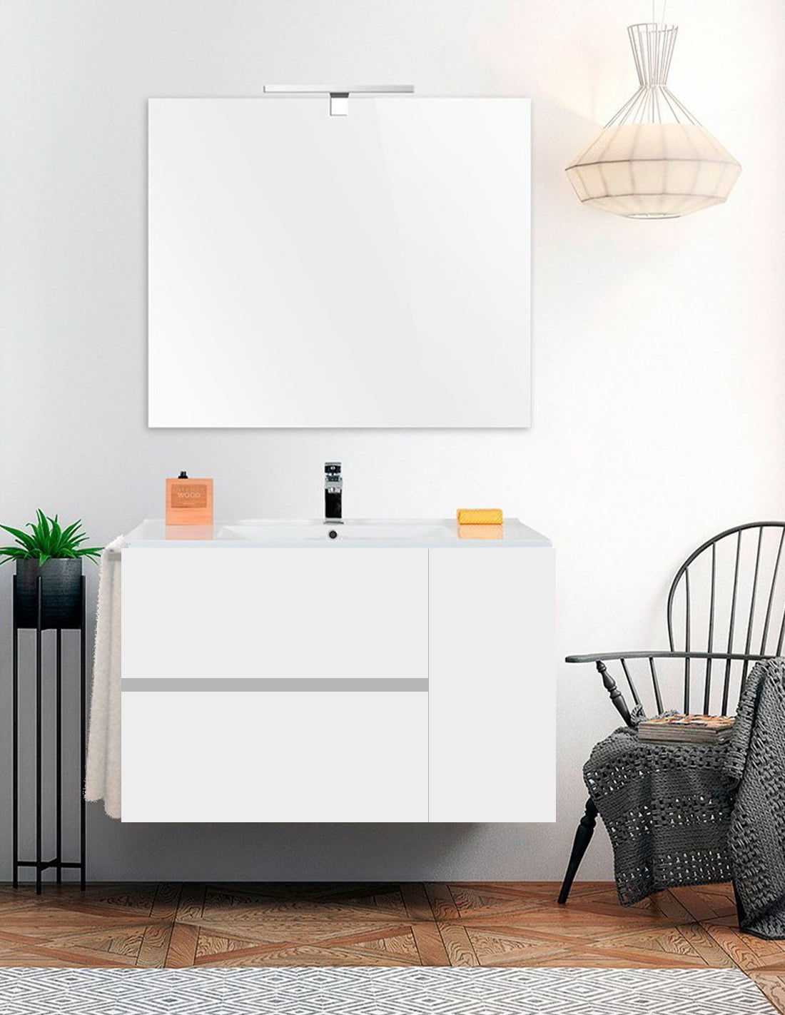 ITACA Bathroom vanity with sink