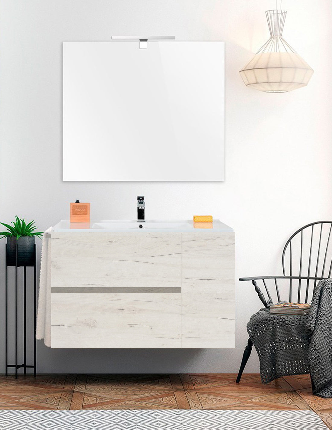 ITACA Bathroom vanity with sink