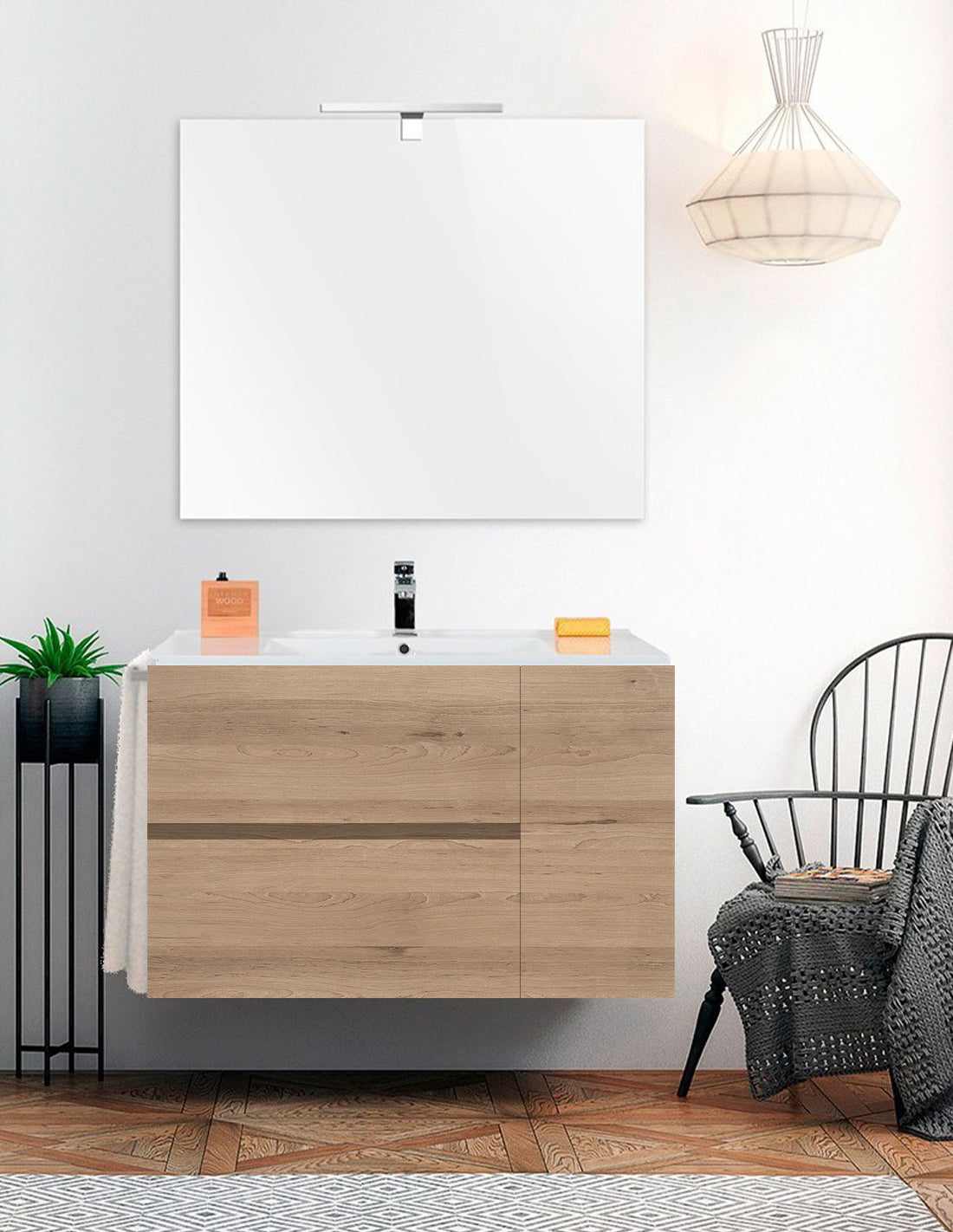 ITACA Bathroom vanity with sink