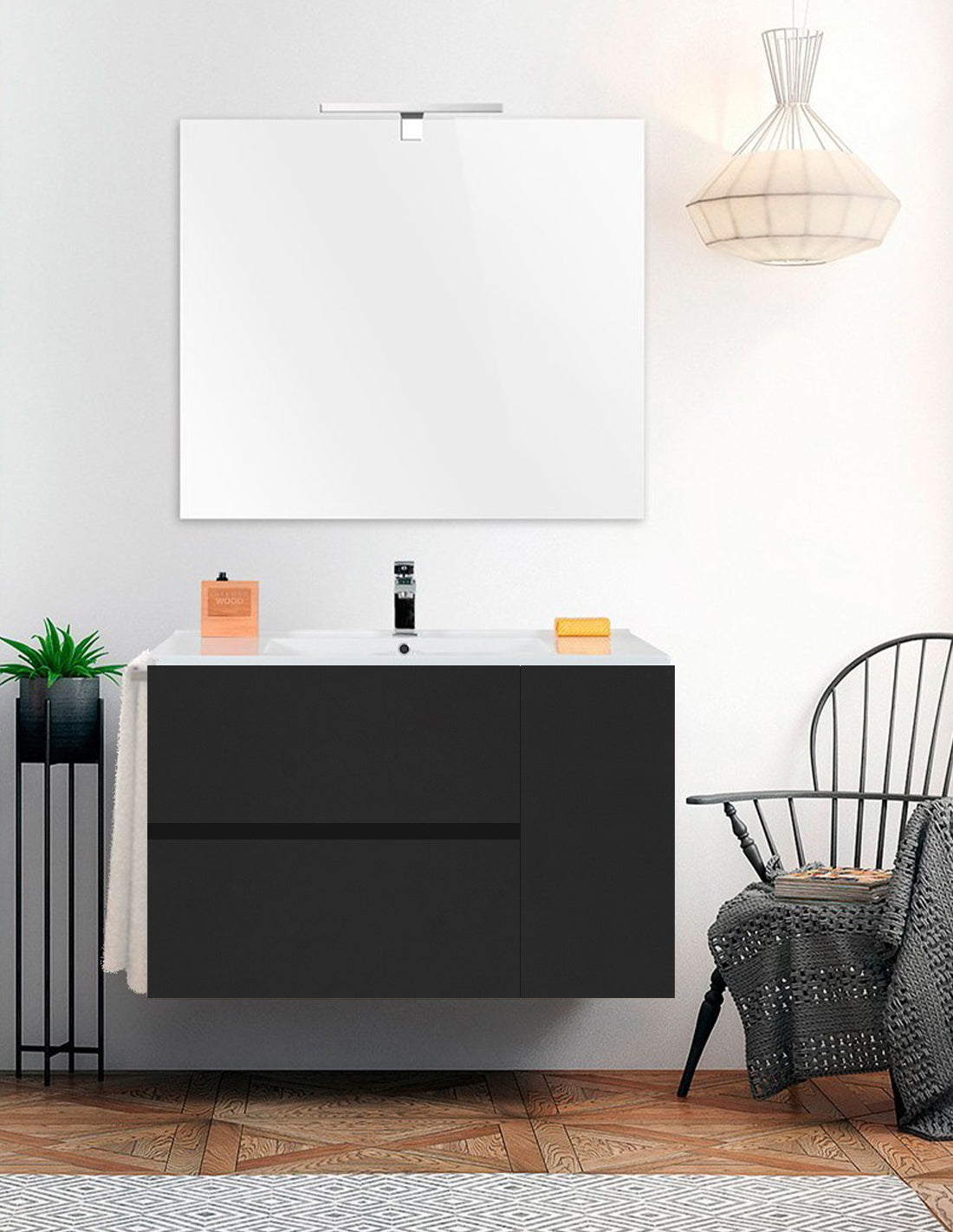 ITACA Bathroom vanity with sink